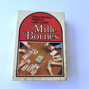 Vintage 1971 Parker Brothers French Card Game Mille Bornes - Complete